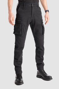 Мотоджинси PandoMoto Desert Cargo Black W29-L32