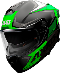 Мотошлем AXXIS HAWK SV EVO IXIL A6 Matt Green XS