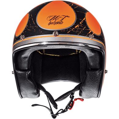 Мотошлем MT LE MANS 2 SV Flaming Gloss Fluore Orange L