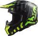 Мотошлем LS2 MX703 C X-Force Barrier Hi-Viz Yellow Green XXXL