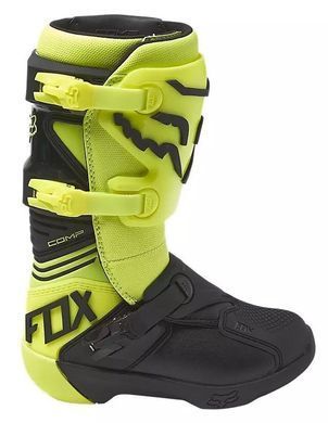 Мотоботи FOX Comp Youth Boot Flo Yellow 1