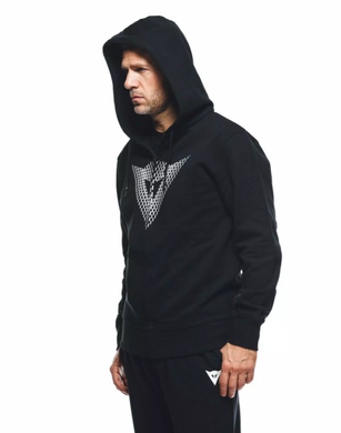 Толстовка DAINESE HOODIE LOGO Black/White XS