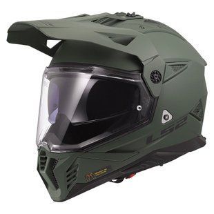 Мотошлем LS2 MX702 Pioneer 2 Solid Matt Military Green 3XL