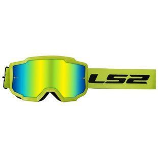 Маска кросова LS2 Charger Goggle Hi-Vis Yellow with Iridium Visor