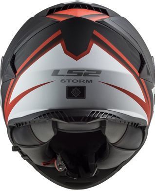 Мотошлем LS2 FF800 Storm 2 Nerve Matt Black Red XXXL