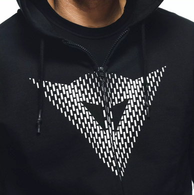 Толстовка DAINESE HOODIE LOGO Black/White XS