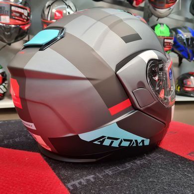 Мотошлем MT ATOM SV Gorex C2 Matt Titanium XS