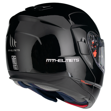 Мотошолом MT ATOM SV Solid Gloss Black L