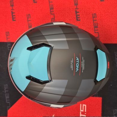 Мотошлем MT ATOM SV Gorex C2 Matt Titanium XS