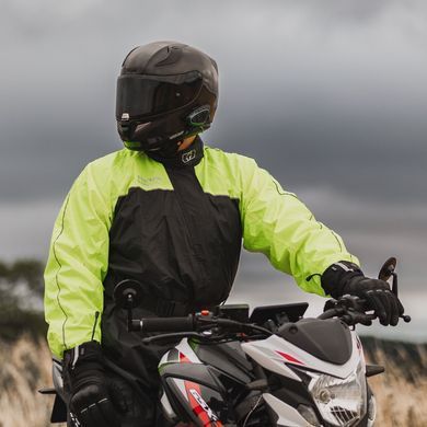 Дождевик комбинезон Oxford Rainseal Oversuit Black/Fluo M