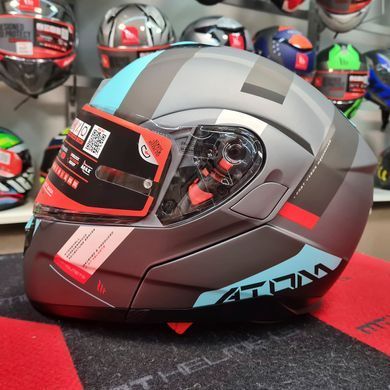 Мотошлем MT ATOM SV Gorex C2 Matt Titanium XS