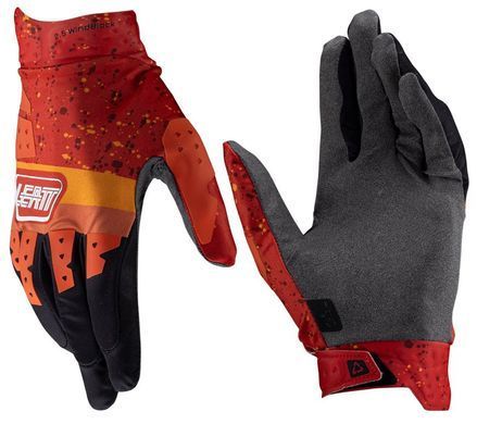 Вітростійкі перчатки LEATT Moto 2.5 WindBlock Glove Burn Red M (9)