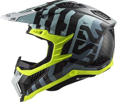 Мотошолом LS2 MX703 C X-Force Barrier Sky Blue L