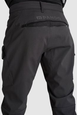 Мотоштани PandoMoto Triton WP Slim Black W32-L32