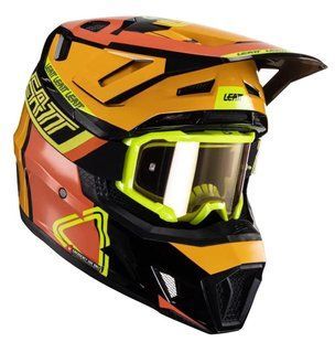 Мотошлем LEATT Helmet Moto 7.5 + Goggle Citrus M