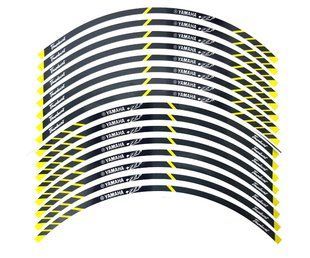Наклейка на обід колеса Yamaha Thundercat Black Yellow