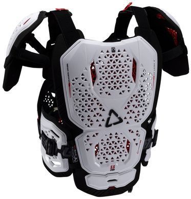 Захист тіла LEATT 5.5 PRO EVO Chest Protector White S/M