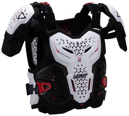 Захист тіла LEATT 5.5 PRO EVO Chest Protector White S/M