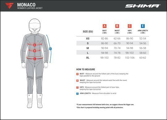 Мотокуртка Shima Monaco 2.0 Black XS