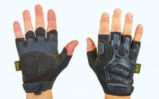 Моторукавички Mechanix Mpact 3 Black без пальців L