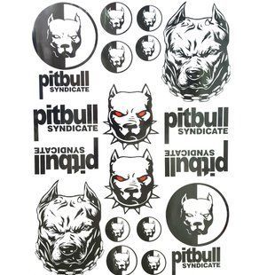 Наклейка лист А3 Pitbull