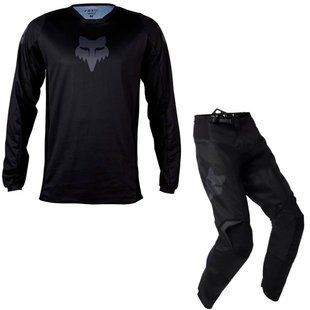 Комплект джерсі штани FOX 180 Jersey BLACKOUT Black XXL
