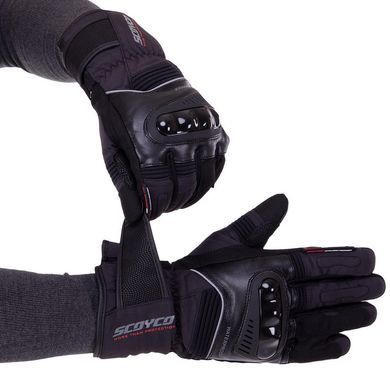 Мотоперчатки теплые Scoyco MC82 Black M