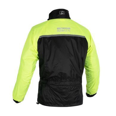 Мотодождевик куртка Oxford Rainseal Over Jacket Black Fluo S