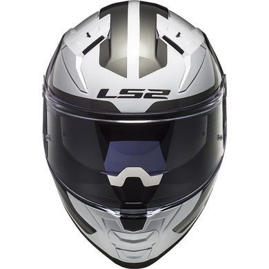 Мотошлем LS2 FF811 Vector II Metric White Titanium Silver ECE2206 XL