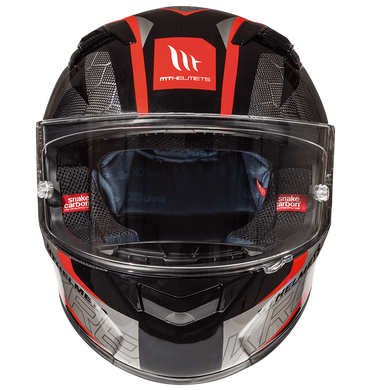 Мотошлем MT KRE Gloss Snake Carbon 2.0 Red L