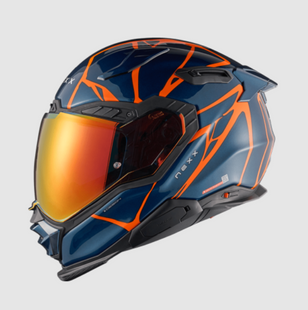 Мотошолом Nexx X.WST3 B-SIDE BLUE TEAL.ORANGE L