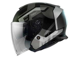 Мотошлем MT THUNDER 3 Jet Silton B2 Matt Grey L
