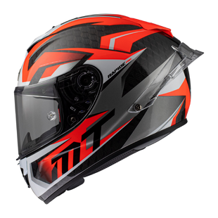 Мотошлем MT RAPIDE Pro Carbon FUGAZ A5 Gloss Red XL