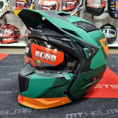 Мотошлем MT STREETFIGHTER SV S Totem C6 Matt Green ECE2206 L