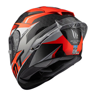 Мотошлем MT RAPIDE Pro Carbon FUGAZ A5 Gloss Red XL