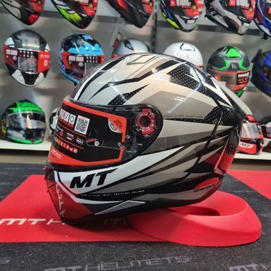 Мотошлем MT Revenge 2 Kley B0 Gloss White M