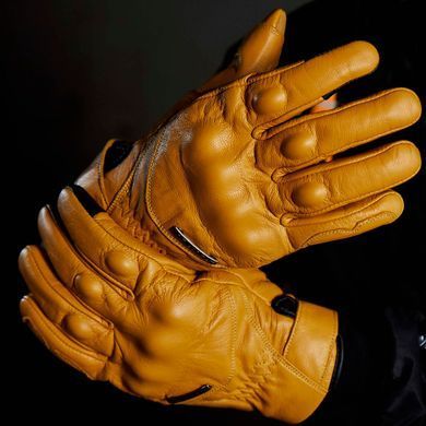 Мотоперчатки Scoyco MC131 Vintage Yellow XL