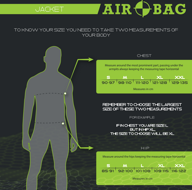 Мотокуртка з подушкою безпеки AiroBag Urban M