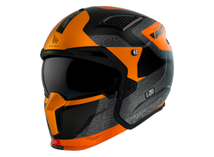 Мотошлем MT STREETFIGHTER SV S Totem B4 Matt Orange ECE2206 XS