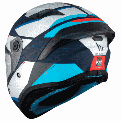 Мотошлем MT Targo S KAY C7 Matt Blue ECE2206 XL