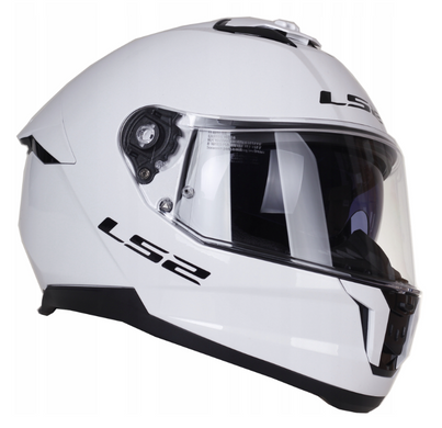 Мотошлем LS2 FF808 Stream 2 Solid Gloss White ECE2206 XXL