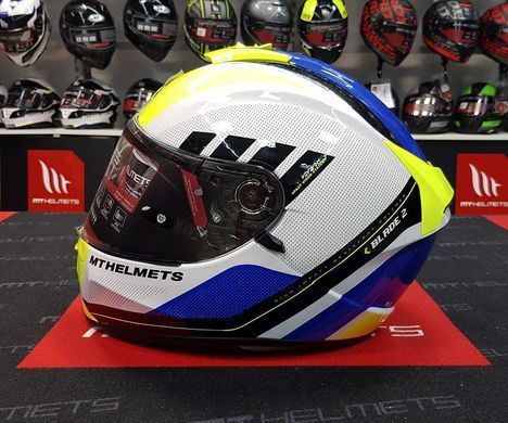 Мотошолом MT BLADE 2 SV Plus Gloss Yellow L