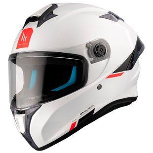 Мотошлем MT Targo S Solid A0 Gloss White ECE2206 XXS