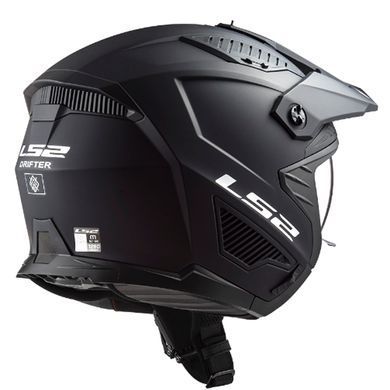 Мотошлем LS2 OF606 Drifter Solid Matt Black ECE2206 S