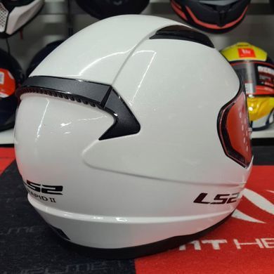 Мотошлем LS2 FF353 Rapid II Solid Gloss White ECE2206 XXXL