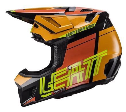 Мотошлем LEATT Helmet Moto 7.5 + Goggle Citrus L