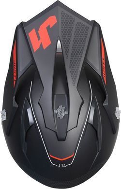 Мотошлем Just1 J14-F Elite Fluo Red Black L