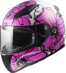 Мотошлем LS2 FF353 Rapid 2 Poppies Pink XXXL