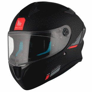 Мотошлем MT Targo S Solid A1 Matt Black ECE2206 XXS