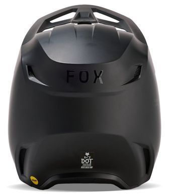 Мотошолом FOX V1 SOLID HELMET Matte Black, L